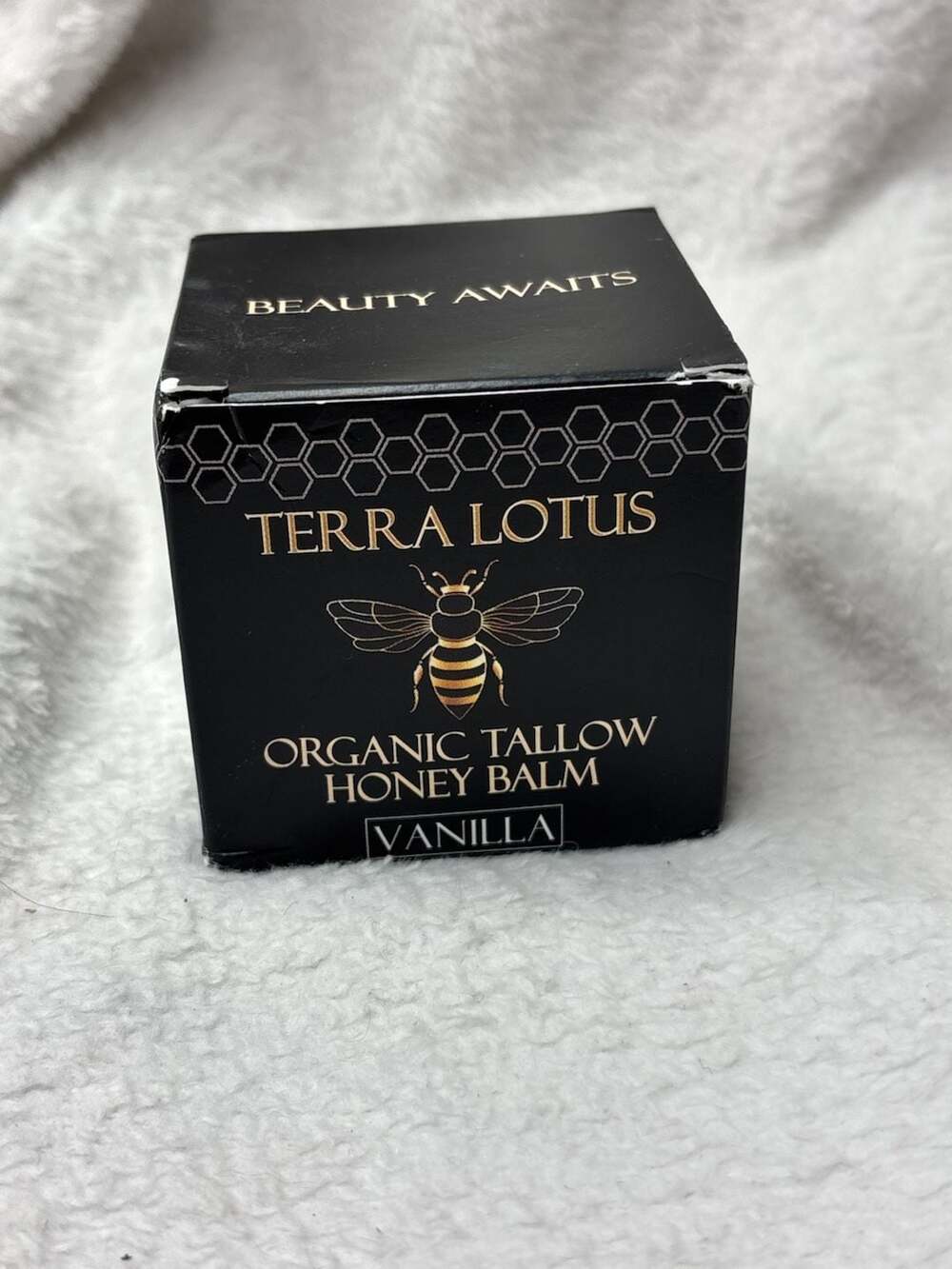 Terra Lotus Organic Grass-Fed Beef Tallow Honey Balm - Vanilla Scented (2 oz)